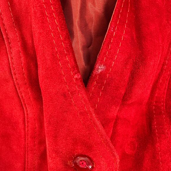 Juan Sebastian Womens Vest L Suede Western Boho Cottagecore Vintage Festival - Picture 3 of 6